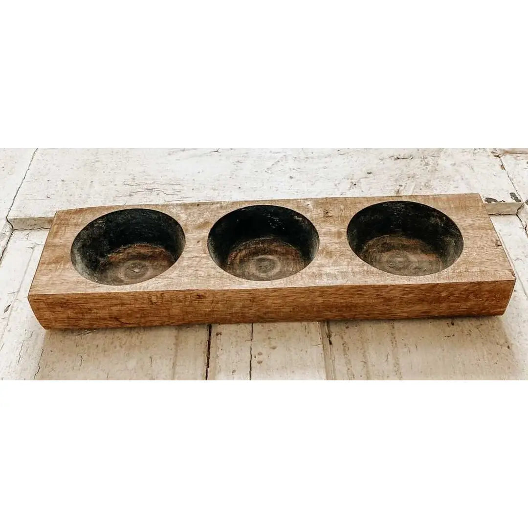 Rustic Farmhouse Cheese Mold 3 Hole